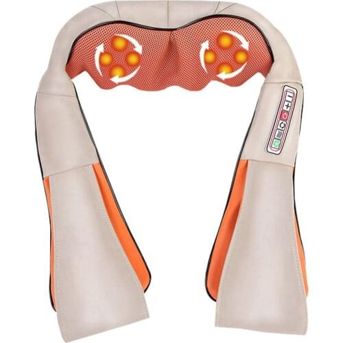 U Shape Electrical Back Shoulder Body Neck Massager Infrared Heated Kneading Car/Home Massagerr Multifunctional Shawl