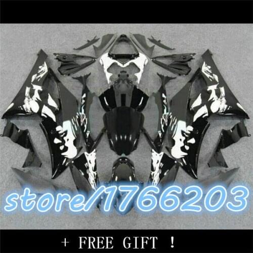 Matt black white for YZF-R6 08 09 10 11 08-11 YZF R6 2008 2009 2010 2011 YZFR6 2008-2011 ABS fairing kit