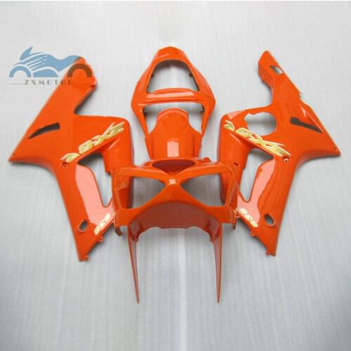 Motorcycle fairings kit for KAWASAKI Ninja ZX 6R 2003 2004 Injection mould fairing kits ZX6R 636 03 04 orange aftermarket sets