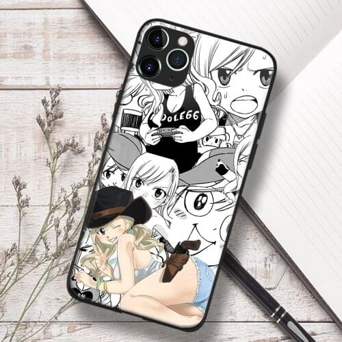 Rebecca Bluegarden Edens Zero anime Soft TPU Glass Phone Case for IPhone SE 6s 7 8 Plus X Xr Xs 11 12 Mini Pro Max Samsung