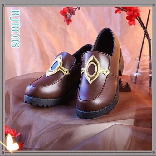 Game Genshin Impact Cosplay Hutao Shoes Genshin Impact Hu Tao Cosplay Shoes