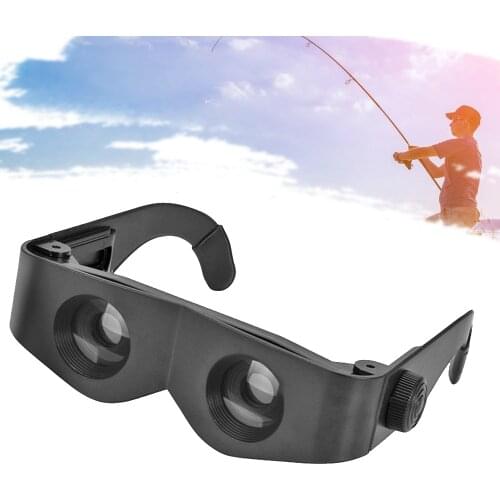 Portable Outdoor Fishing Glasses Style Telescope Zoomable Magnifier Binoculars Super Light Fishing Sunglasses Optics Telescopes