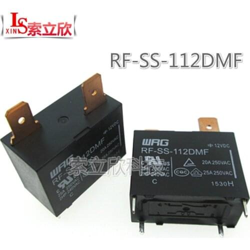 10PCS high quality NEW relay RF-SS-112DMF RFSS112DMF 12VDC DC12V 20A 250VAC 4PIN Electric water heater air conditioning relay