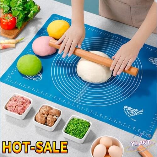 Silicone Non-stick Silicone Thickening Mat Rolling Dough Liner Pad Pastry Cake Bakeware Paste Flour Table Sheet Kitchen Tools