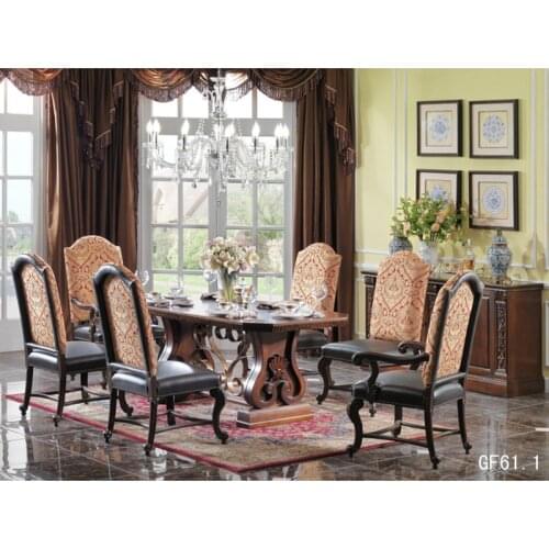 Solid wood dining room table chair and sideboard Стул и буфет из массива дерева chaise et buffet de table de salle à manger GF61