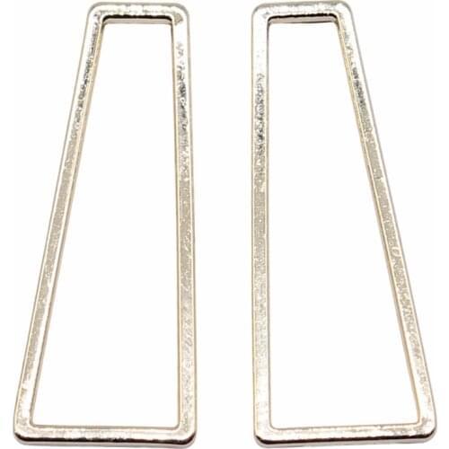 WYSIWYG 10pcs 30x12mm KC Gold Color Geometry Charms Pendant For Jewelry Making Earring Making Accessories