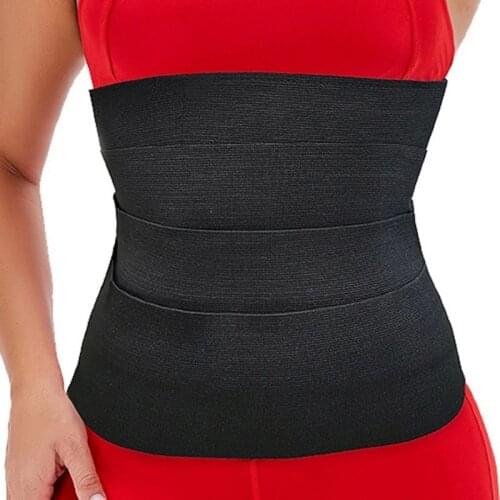 Women Belly Control Belt Female Slimming Waist Trainer Fitness Straps Ladies Unisex Body Shapers Girdle Elastic Waist Trainer