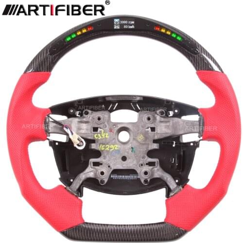 100% Real Carbon Fiber LED Steering Wheel for Land Rover Discovery,Range Rover,Evoque,SVR,Defender,Velar