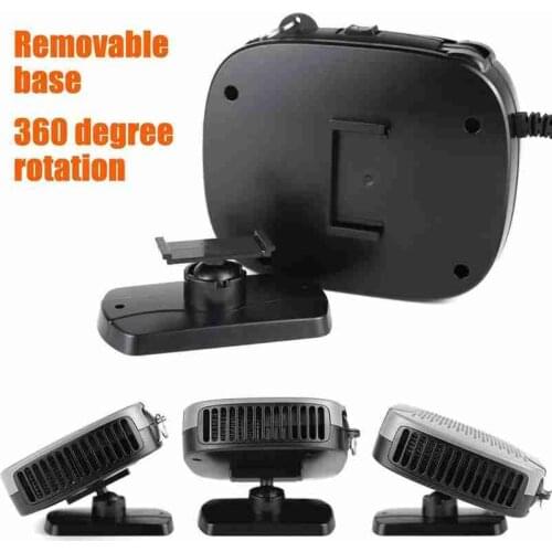 12V car heater 150W portable fan heater and cooler Space 3 car defroster demister Edifier thermostat socket adjustable M5P5