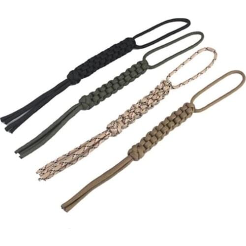 5pcs/lot Paracord Camping Corn Knot Nylon Chain Knife Lanyard USB Lanyard Keychain Outdoor Camping Trave Rescue Parachute Cord