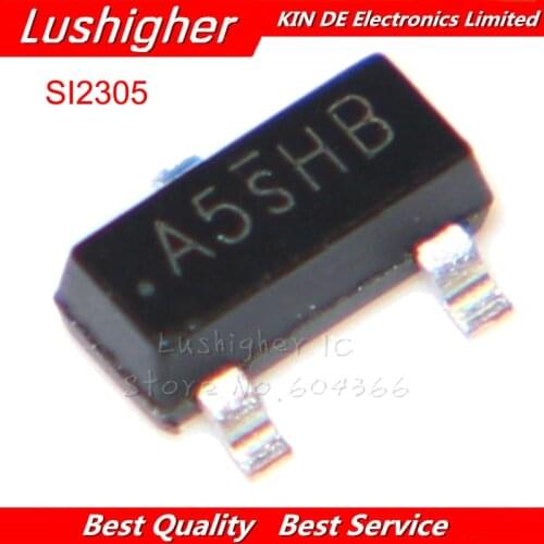 50PCS SI2305 SOT-23 SI2305DS SOT23 A5SHB SMD SI2305CDS MOSFET Transistor New Original