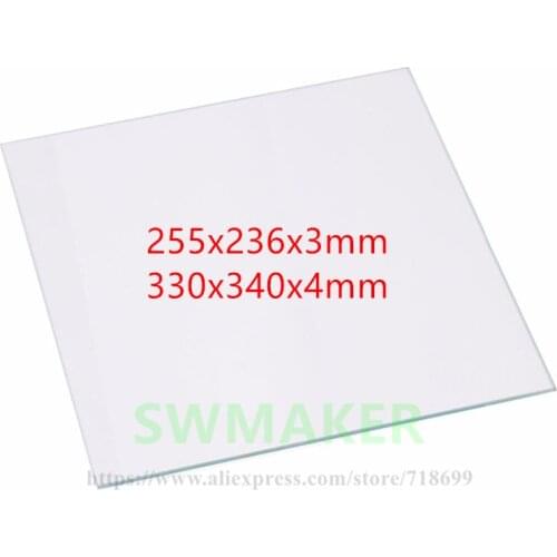 SWMAKER N SERIES SPARE PARTS BOROSILICATE GLASS BUILD PLATE for Raise 3D N1 N2 and N2 plus printer