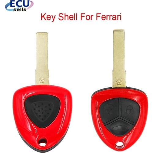 1 button / 3 button Remote Key Shell Sport Car Key Case Cover For Ferrari California 458 612 599 Uncut SIP22 blade