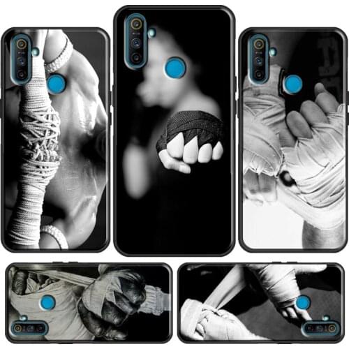 Muay Thai Kickboxing Fight For OnePlus 8 Pro 9 Pro 9R Nord 8T Phone Case For OPPO Realme GT Neo 6 7 8 Q3 Pro C3 C21