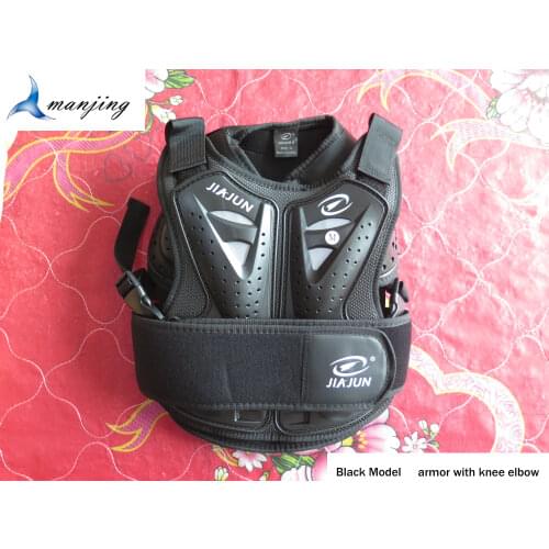 Black 4-15 Years Children Motocross Scooter Cycling Off Road Body Protect Armor Guard Motorcycle Vest Suits Armor Protection