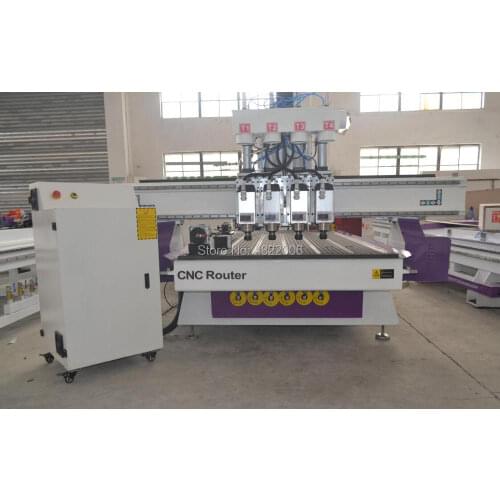 China pneumatic cnc wood router / 1325 furniture engraving cutting machine / 3d wood carving cnc router 1325