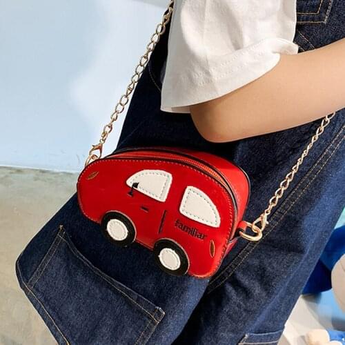 Girls Mini Shoulder Bags Car Cartoon Crossbody Bag Small Shoulder Gift Storage Bags Bolsas Feminina