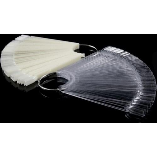 False Nail 1pcs/50pcs Nail swatch nail card Finger Full Card Nail Art Display Practice Polish all for Manicure DIY Nail Tool