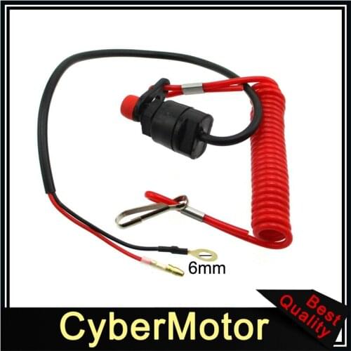 Safety Tether Lanyard Kill Stop Switch For Outboard Motor Boat Jet Ski