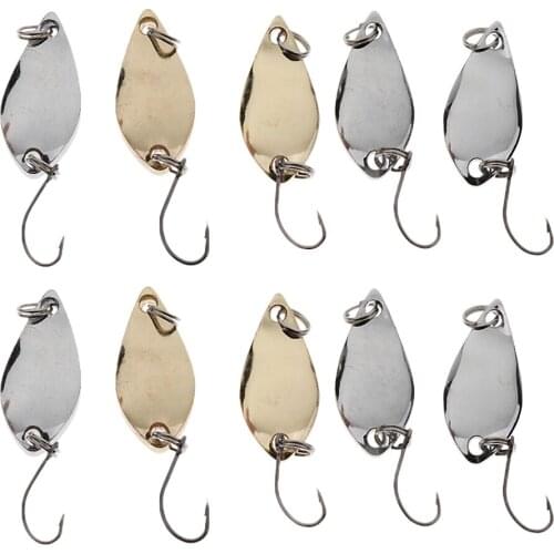 Alloy Hard Fishing Lures Spinner Spoon Bionic Baits 2.5g/3.5g/5g Lures Set