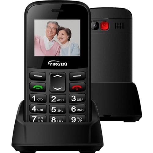 YINGTAI T36 Dual Sim Cards Bar Phone Big Keyboard Big Font SOS Mobile Phone Suitable For Elderly Support Vibration Free Desktop