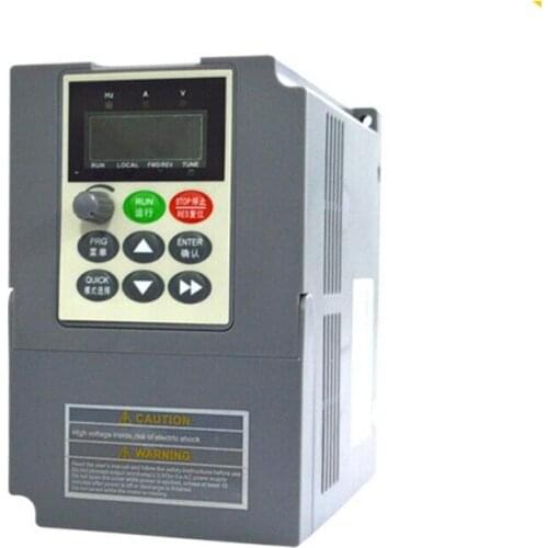 1HP 0.75KW Universal Frequency Converter 380V 2.3A 3 Phase input TO 3 phase output PID CE Vector VFDFor CNC Router Spindle Fan