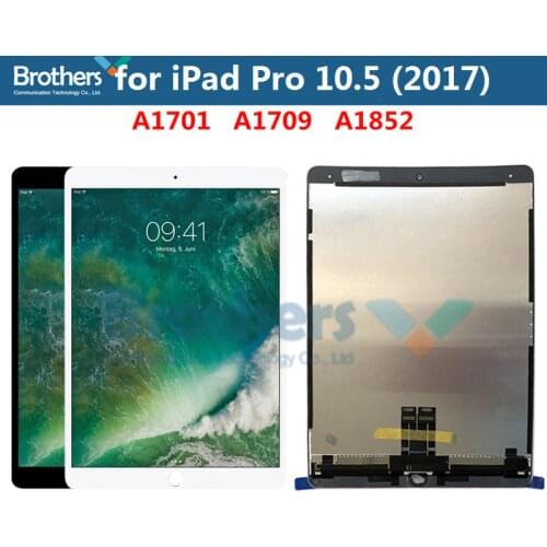 Screen For iPad Pro 10.5'' 2017 A1709 A1701 A1852 LCD Screen LCD Dispaly Assembly Tablet Panel Touch Screen Digitizer Tested Top