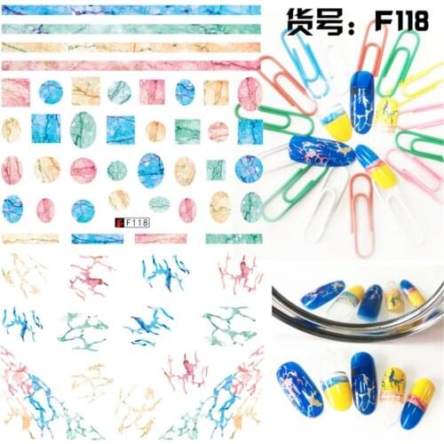 1 sheets creative adhesive beauty manicure decals Nail Art decorations Stickers nail supplies tool nail accessories