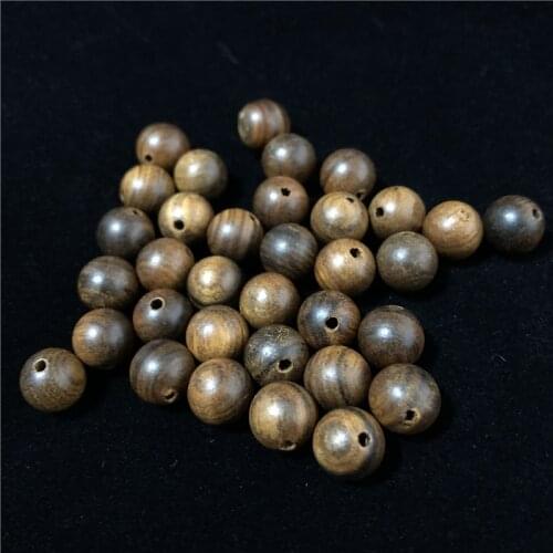 100Pcs Natural Wood Beads Brown Rosewood Beads Round Prayer Buddha Spacer Beads Houten Kralen 6 8mm DIY Jewelry Bracelet Making