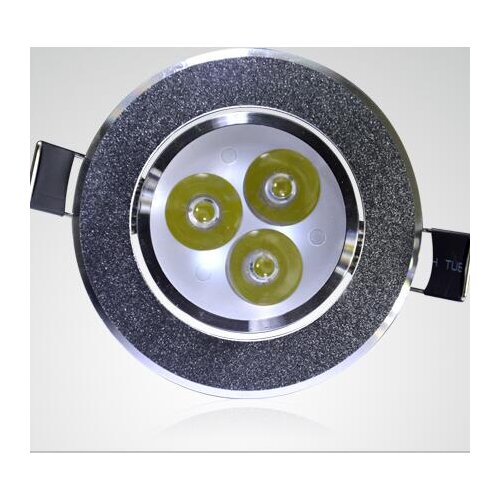 110V-220V LED Spot Downlights 3W 55mm Hole White/Silver/Black/Gold Indoor Living Room Down Lights led Ceiling Recessed Lamp