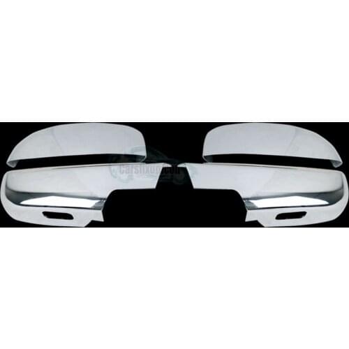 2007-14 For Chevy Suburban/Tahoe/ for Chevrolet Silverado Avalanche Escalade Triple Chrome ABS Mirror Cover
