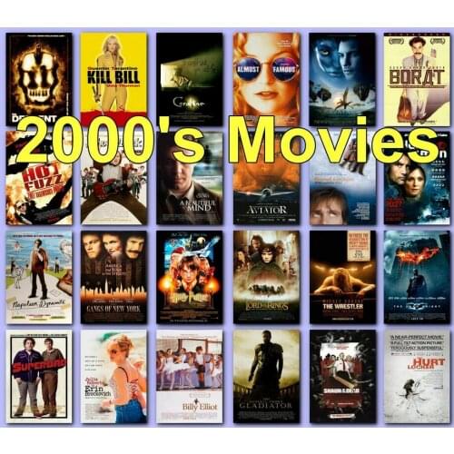 42style Choose Classic Movie 2000s PICTURE Art Film Print Silk Poster for Your Home Wall Decor 24x36inch