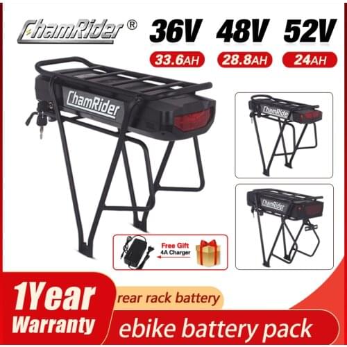 Bafang 48v Battery Pack 52V ebike battery 36V battery 21700 Cells 20AH Battery 40A BMS 1500W Powerful Rear Rack BBS02 BBSHD