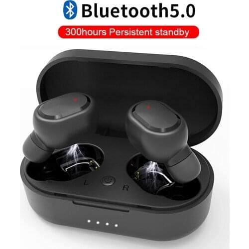 Wireless Bluetooth Earphone 5.0 HIFI Headset Waterproof Noise Cancelling Headphones With Microphone Handsfree For iPhone Android