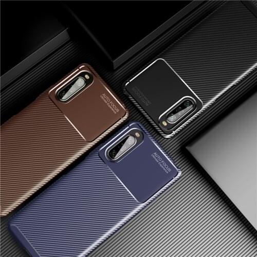 For Sony Xperia 10 II Case Silicone Carbon Fiber Phone Case For Sony Xperia 10 II Protective Cover For Sony Xperia 10 II Fundas