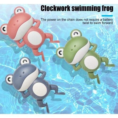 Baby Bath Toys 0 12 Months for Kids Swimming Pool Water Game Wind-up Clockwork Animals Frog for Children Water Toys Gifts