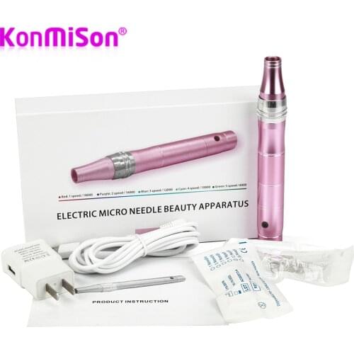 Electric Micro Tiny Needles Stimulate Skin Tightening Remove Scar Reduce Wrinkles Scar Marks Removal Device Skin DR Derma Pen