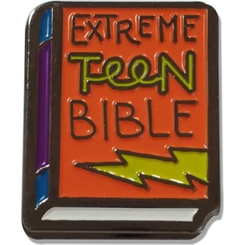 Custom Metal Extreme Teen Bible Book Lapel Pin for Gift