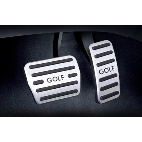 Car Accelerator Pad Gas Brake Pedal Clutch Pedals Cover Accssory MT AT For Volkswagen Golf 7 Golf7 Mk7 2013-2015 2016 2017 2018