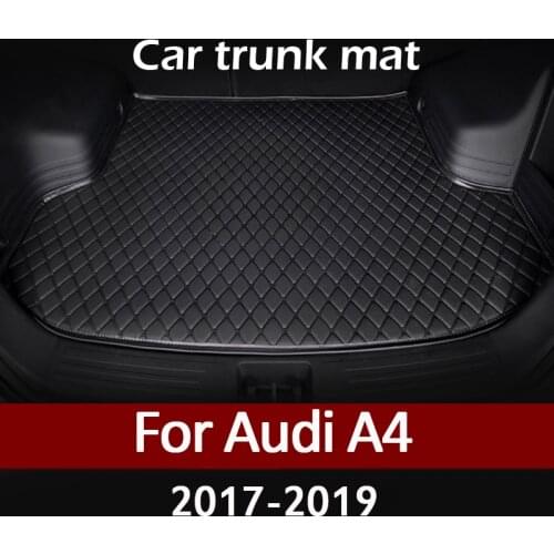 MIDOON Car trunk mat for Audi A4 2017 2018 2019 cargo liner carpet interior accessories cover