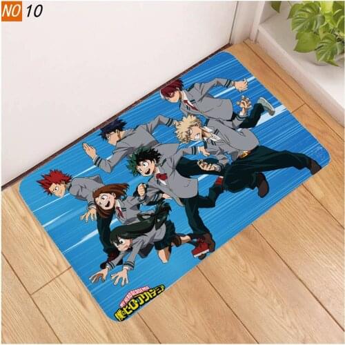My Hero Academy One for All Doormat Door Mat Entrance Rug Home Carpet Living Room Bathroom Kitchen Floor Mats Anti Slip