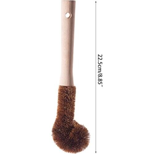 2021 New Plant Based Cleaning Brush Set,Bamboo Kitchen Scrub Brush Set of 4 Clean Tablewa