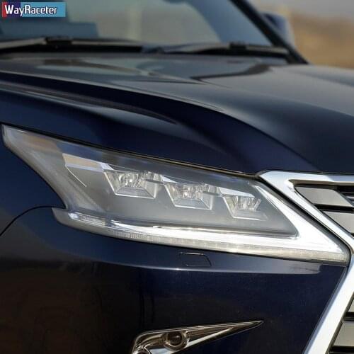Car Front Light Transparent TPU Sticker Headlight Protective Film For Lexus ES NX CT GS IS LC LS RX LX570 RC UX GX Accessories