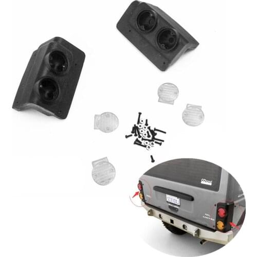 Unpainted taillight cup (without led) assembly for 1/10 rc axial scx10 ii 90046-47 cherokee XJ remote control model car