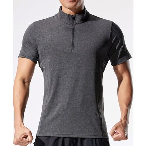 2021 New Quick Drying Running T Shirt Fitness Tight Short Sleeve Compression T-Shirts Men Sport Shirt Workout Gym Clothing 3xl