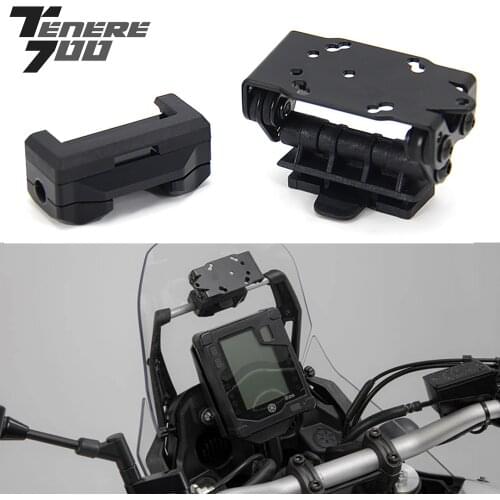 NEW Navigation Bracket Mobile Phone GPS Plate Bracket Phone Holder USB For Yamaha Tenere 700 TENERE 700 Tenere700