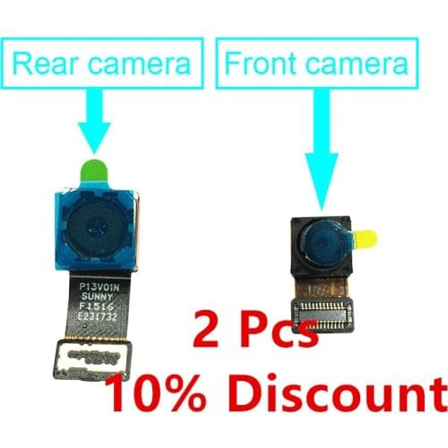 Original New For Lenovo S60 S60T S60W Back Rear Big Camera Module Flex Cable Small Front Camera Replacement Parts Camera Modules