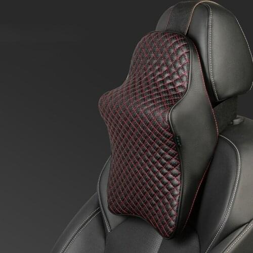 Car Neck Pillow 3D Memory Foam Head Rest Adjustable Auto Headrest Pillow Travel Neck Cushion Cervical Pillows
