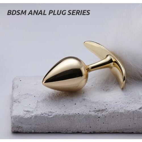 Portable Anal Plug for Women heavy weight Alloy material Gay sex toys Fast heat conduction BDSM Adult Sex Toys For Women