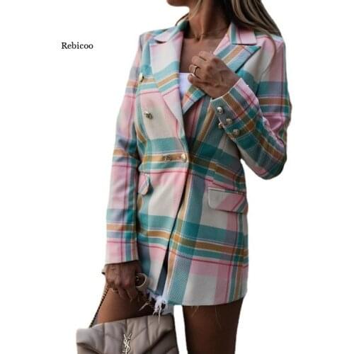 Женские твидовые пиджаки Rebicoo China At AliExpress